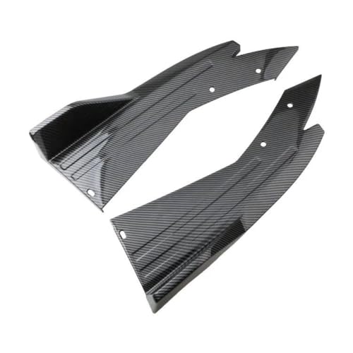 EsprAL 2PCS Auto ABS heckspoiler Ecke Hecklippe Winkel Wrap Angle, Für Peugeot RCZ Rifter 5008 307SW 308 SW GT-Line 508 508L Heck Stoßstange Diffusor Splitter Spoiler Protector,B/Carbon Fiber-51CM von EsprAL