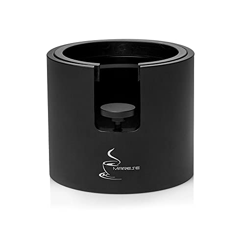 Tamperstation rund schwarz eloxiert | espresso Marese von Espresso Marese