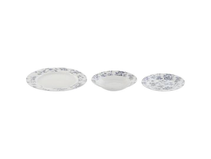 Esprit, Geschirrset, Geschirr-Set blumig 18 Stücke 27 x 27 x 2 cm (18 Stück) von Esprit-Home