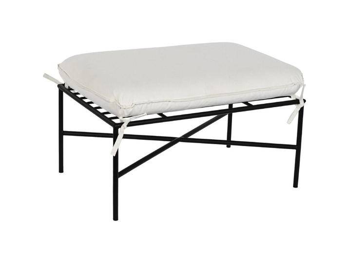 Esprit, Hocker + Pouf, Footrest Home White Black Metal Urban 75 x 50 x 45 cm von Esprit-Home