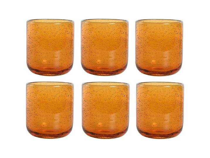 Esprit Gläserset 320 ml (6 Stück), Trinkgläser, Gelb von Esprit-Home