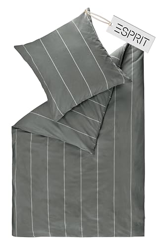 Esprit Home NEU! Premium Bettwäsche 135 x 200 cm Baumwolle 2teilig - Anthrazit - inkl. einem Kopfkissenbezug 80x80cm Esprit Home NEU! Premium Bettwäsche 135 x 200 cm Baumwolle 2teilig - Anthrazit - inkl. einem Kopfkissenbezug 80x80cm von Esprit Home
