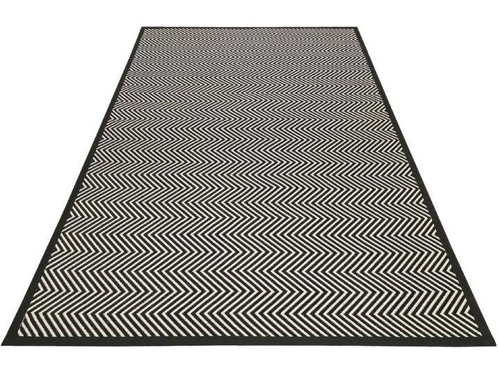 Esprit Teppich Paulsen ESP-42078, rechteckig, Höhe: 10 mm, Wendeteppich im modernen Design, Wohnzimmer, schwarz, schwarz von Esprit-Home