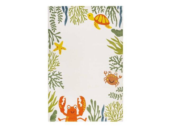 Robuster beiger Kinderteppich mit freundlichen Meeresbewohnern 160x225 Robuster beiger Kinderteppich mit freundlichen Meeresbewohnern 160x225 von Esprit-Home