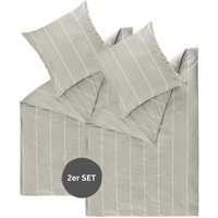 ESPRIT Renforcé Bettwäsche HARPLINES - 2er Set 135x200 cm, Grau ESPRIT Renforcé Bettwäsche HARPLINES - 2er Set 135x200 cm, Grau von Esprit
