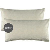ESPRIT Renforcé Kissenbezüge HARP - 2er Set 40x80 cm, Grau ESPRIT Renforcé Kissenbezüge HARP - 2er Set 40x80 cm, Grau von Esprit