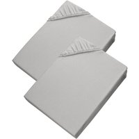 ESPRIT Spannbettlaken PREMIUM - 2er Set 200x200 cm, Grau von Esprit