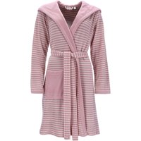 Esprit Damenbademantel "Striped Hoody", (1 St.), gestreift, mit Kaputze & Logostickerei, kurz von Esprit
