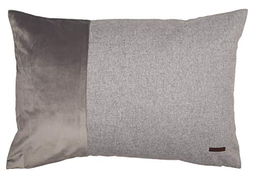 Esprit Deko Kissen Harp • 2er Set Kissenbezug 38x58 grau • Deko Wohnzimmer • ohne Füllung • 100% Polyester von Esprit