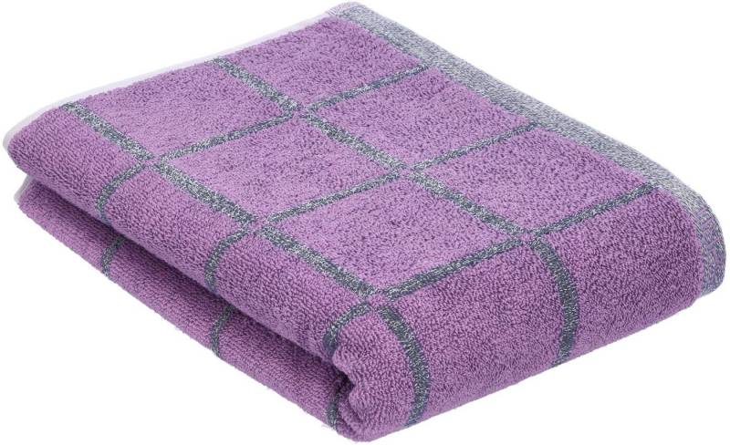 Esprit Duschtuch Melange Cube, Walkfrottier (1-St), im Karodesign von Esprit