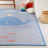 Esprit Kinderteppich "Whale Buddy ESP-005", rechteckig, Wendeteppich, Tiermotiv oder Sternenhimmel, Kinderzimmer von Esprit