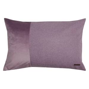 home24 Kissenbezug Harp Violett/Mauve 58 x 38cm Webstoff von home24