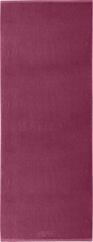 Esprit Saunatuch Modern Solid, Frottier (1-St), vegan produziert von Esprit