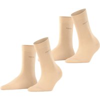 Esprit Socken "Basic Easy", (2 Paar), ohne einschneidendes Bündchen, Basic-Socke, Uni-Strümpfe von Esprit
