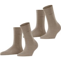 Esprit Socken "Uni", (2 Paar, 2er Pack), aus elastischem Material, atmungsaktiv von Esprit