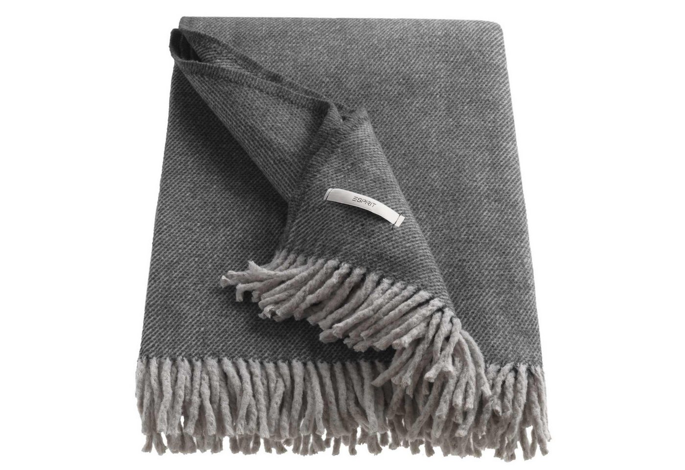 Esprit Tagesdecke JADE Tagesdecke, 140 x 200 cm in Anthrazit von Esprit