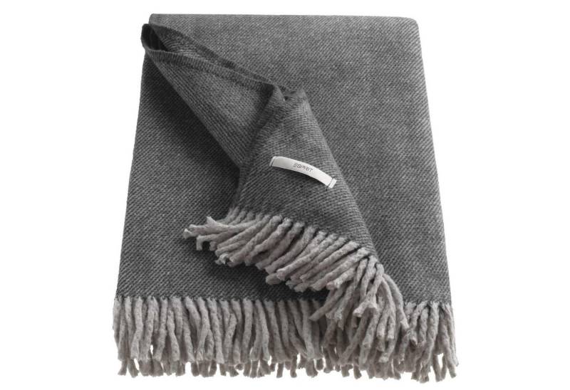 Esprit Tagesdecke JADE Tagesdecke, 140 x 200 cm in Anthrazit von Esprit