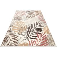 Esprit Teppich "Florence ESP-21077", rechteckig, 7 mm Höhe, Moderner Designteppich mit Fransen, Dschungel, Wohnzimmer von Esprit
