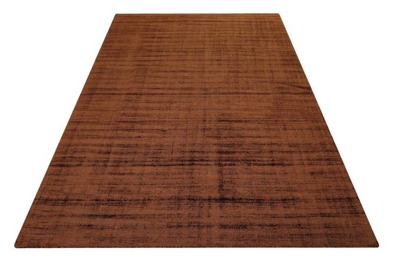 Esprit Teppich Gil, ESP-39954, auch als Läufer erhältlich, rechteckig, Höhe: 8 mm, handgewebt, seidig glänzend, schimmernde Farbbrillianz, Melangeeffekt von Esprit