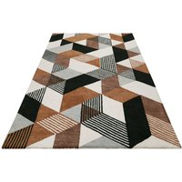 Esprit Teppich "Uptown", rechteckig, bunt, handgetuftet, grafischer Retro Look für Wohnzimmer, Schlafzimmer von Esprit