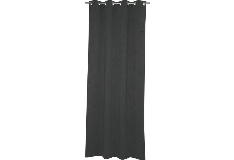 Esprit Vorhang HARP Blickdichter Ösenvorhang, Öse (1 St), Polyester, 140 x 250 cm in Dunkelgrau von Esprit