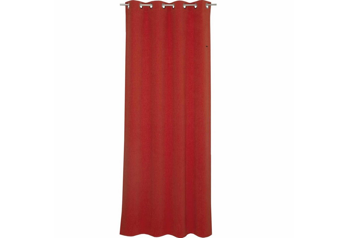 Esprit Vorhang HARP Blickdichter Ösenvorhang, Öse (1 St), Polyester, 140 x 250 cm in Rot von Esprit