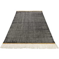 Esprit Wollteppich "Casa ESP 2208", rechteckig, 18 mm Höhe, Naturfaserteppich mit Fransen, Wohnzimmer von Esprit