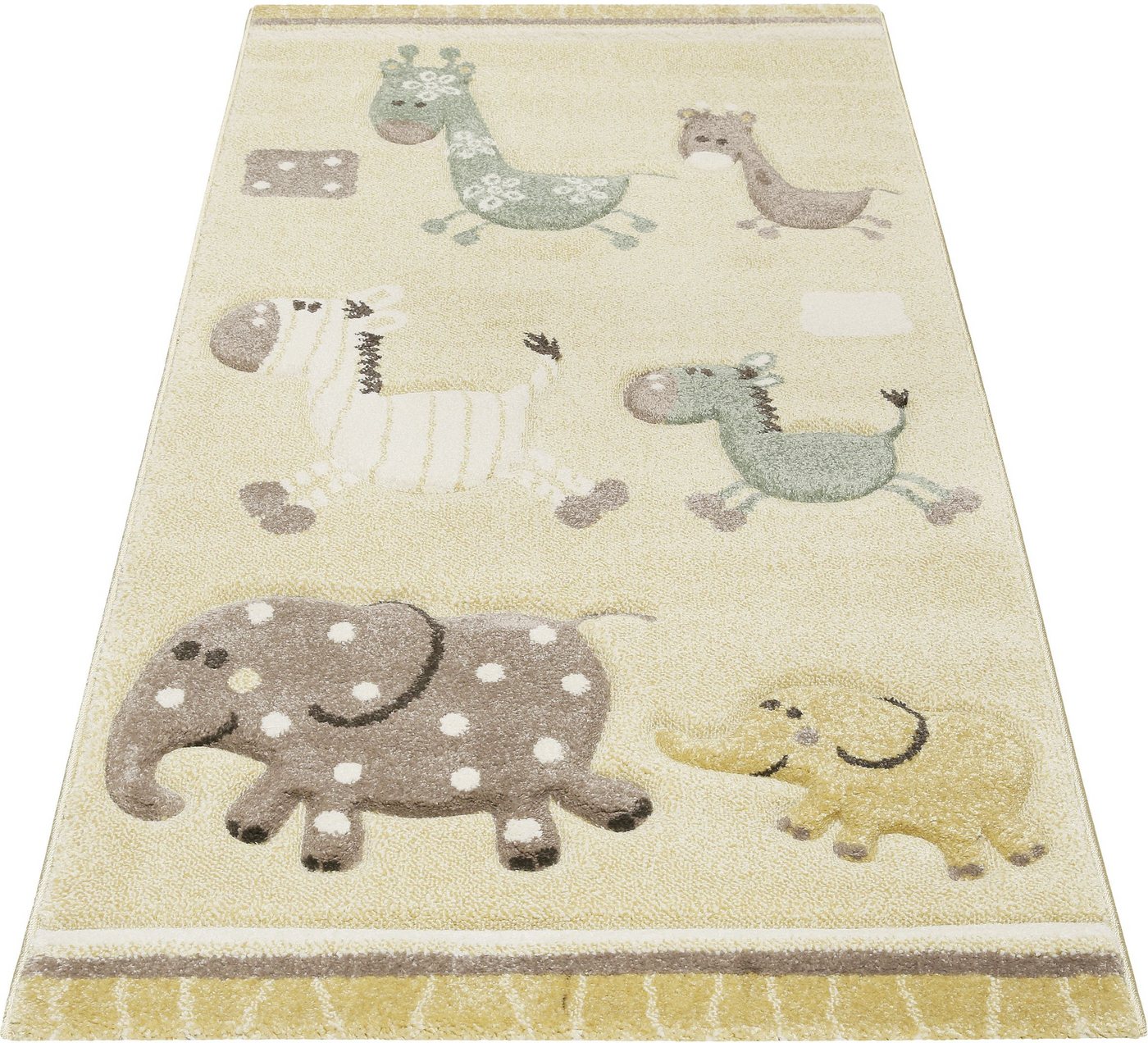 Esprit Kinderteppich Kids Lucky Zoo 2.0, ESP-24323, rechteckig, Höhe: 13 mm, Kinder Zoo Motiv Kurzflor Teppich Esprit Kinderteppich Kids Lucky Zoo 2.0, ESP-24323, rechteckig, Höhe: 13 mm, Kinder Zoo Motiv Kurzflor Teppich von Esprit