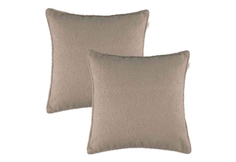 Esprit Kissenhülle CUTE-2 Zierkissenhülle, (2 Stück), 45 x 45 cm - 2er Set in Beige von Esprit