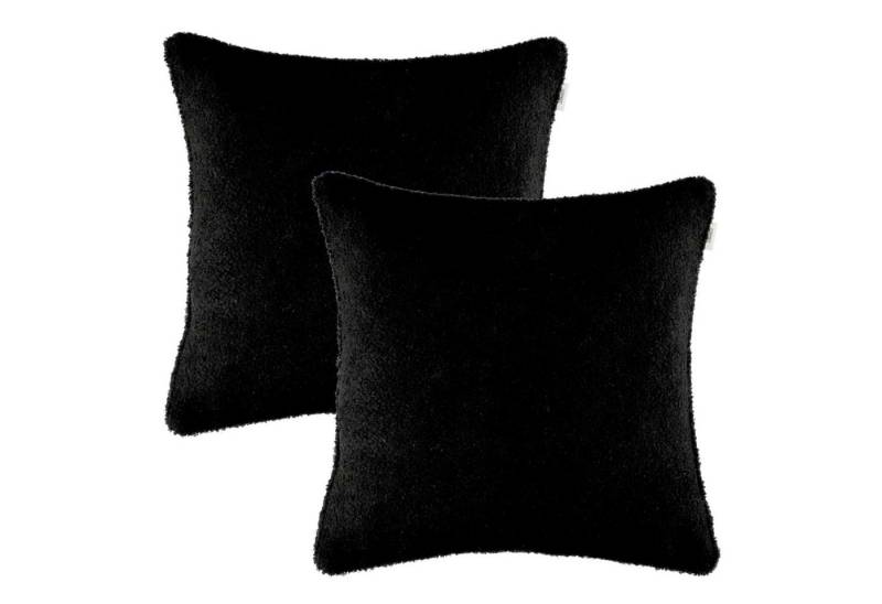 Esprit Kissenhülle CUTE-2 Zierkissenhülle, (2 Stück), 45 x 45 cm - 2er Set in Schwarz von Esprit