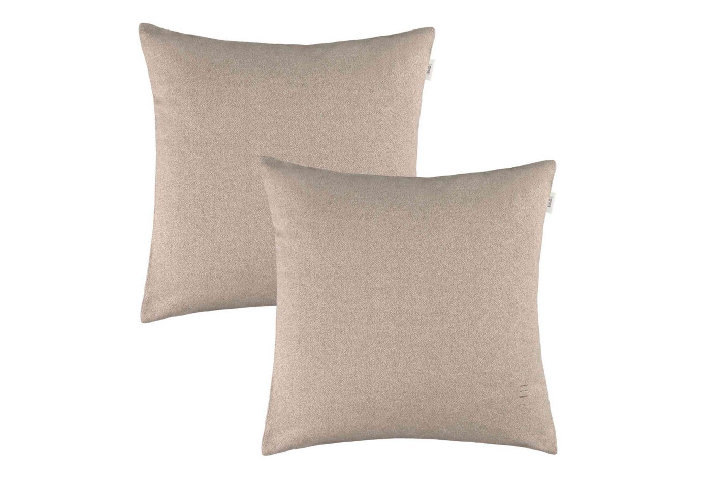 Esprit Kissenhülle FUN-2 Zierkissenhülle, (2 Stück), 45 x 45 cm - 2er Set in Beige von Esprit