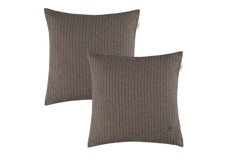 Esprit Kissenhülle FUN STRIPE-2 Zierkissenhülle, (2 Stück), 38 x 38 cm - 2er Set in Braun von Esprit