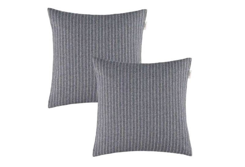 Esprit Kissenhülle FUN STRIPE-2 Zierkissenhülle, (2 Stück), 38 x 38 cm - 2er Set in Grau von Esprit