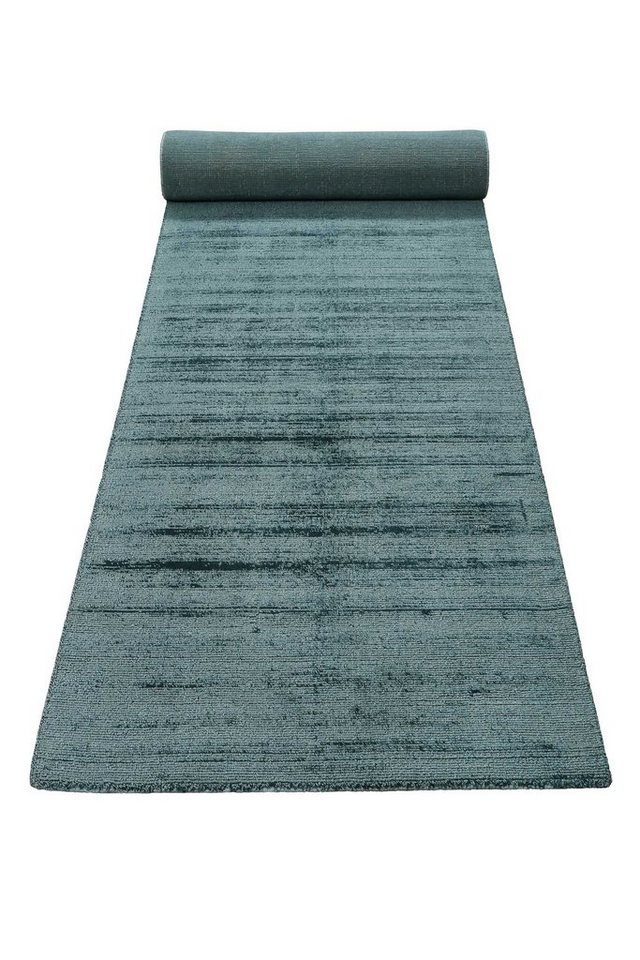 Esprit Läufer Gil, rechteckig, Höhe: 8 mm, handgewebt, seidig glänzend, schimmernde Farbbrillianz, Melangeeffekt von Esprit