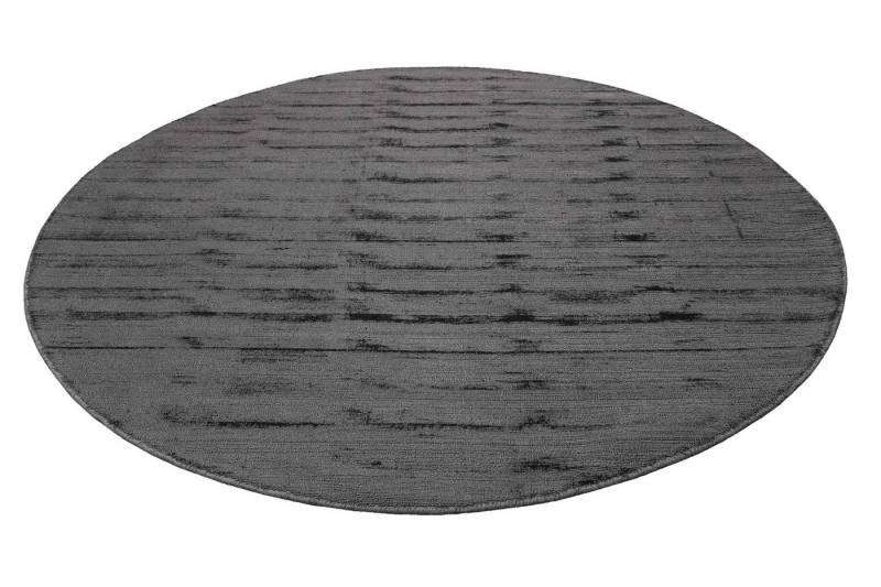 Teppich Gil, Esprit, rund, Höhe: 8 mm, handgewebt, seidig glänzend, schimmernde Farbbrillianz, Melangeeffekt von Esprit