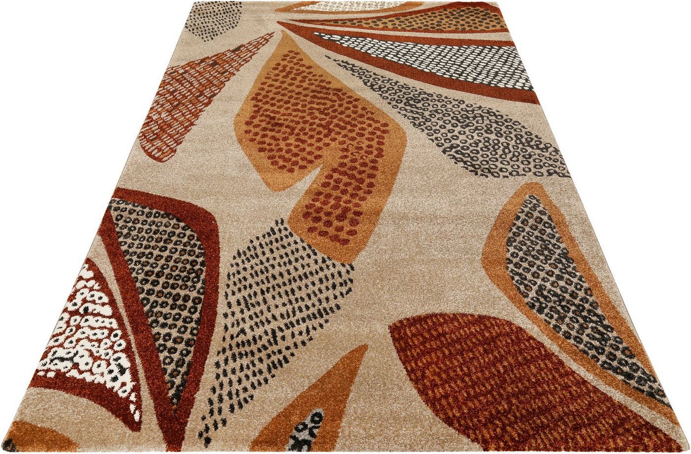 Teppich Hazel, Esprit, rechteckig, Höhe: 13 mm, schön weicher Kurzflor in modernem Design, bunt, Wohnzimmer von Esprit