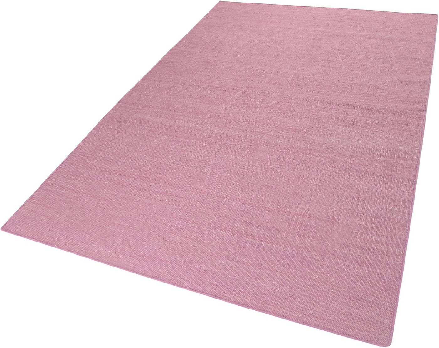 Teppich Rainbow Kelim, Esprit, rechteckig, Höhe: 5 mm, Flachgewebe aus 100% Baumwolle, Wohnzimmer, Kinderzimmer, einfarbig von Esprit