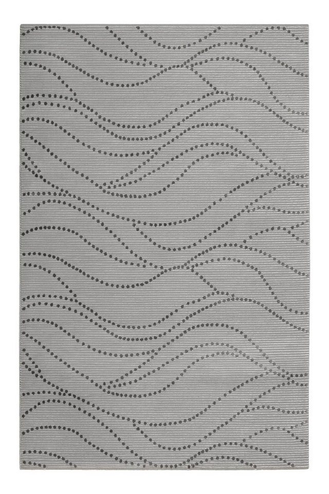 Teppich Selena, Esprit, Höhe: 12 mm, hergestellt aus 100% recyceltem Material, weich, Hoch-Tief Struktur von Esprit