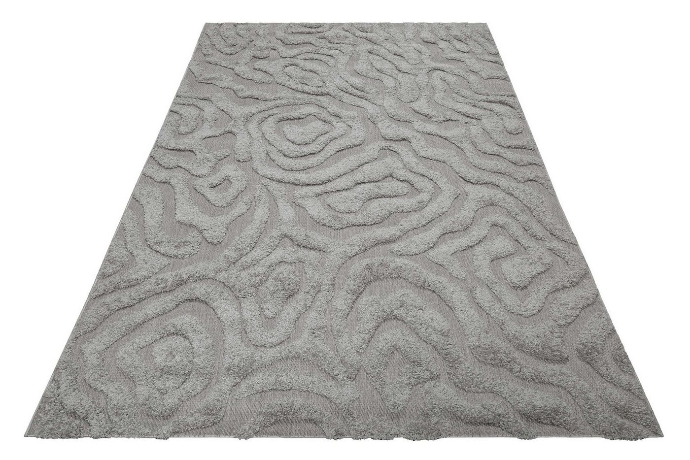 Teppich Soul Jack, In und Outdoor geeignet, Esprit, rechteckig, Höhe: 20 mm, Hoch-Tief-Effekt, florale Struktur, modern, robust von Esprit