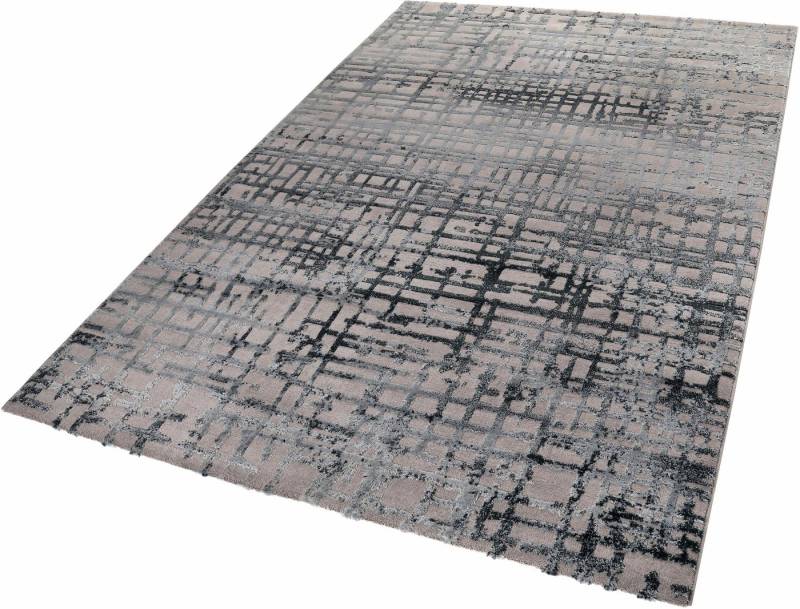 Teppich Velvet Grid, Esprit, rechteckig, Höhe: 12 mm, Wohnzimmer von Esprit