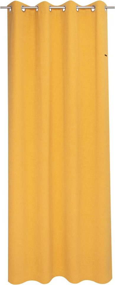 Esprit Vorhang Harp, Ösen (1 St), blickdicht, Jacquard, im zeilosen, unifarbenen Look von Esprit