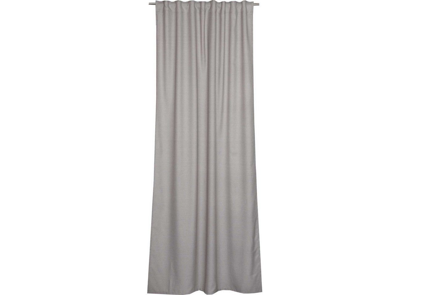 Vorhang METRIC Blickdichter Schlaufenvorhang, Esprit, Schlaufe (1 St), Polyester, 130 x 250 cm in Grau von Esprit