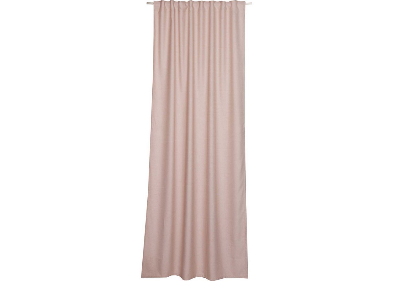 Vorhang METRIC Blickdichter Schlaufenvorhang, Esprit, Schlaufe (1 St), Polyester, 130 x 250 cm in Rose von Esprit