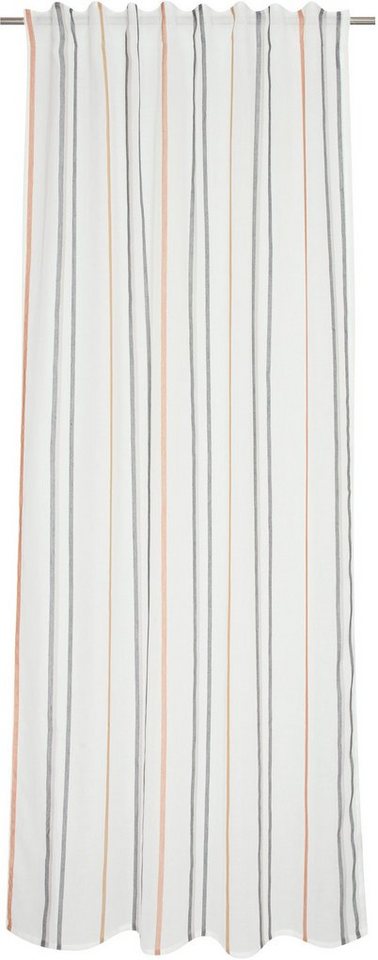Esprit Vorhang Tommy, Multifunktionsband (1 St), halbtransparent, Jacquard, mit zeitlosem Längsstreifen von Esprit