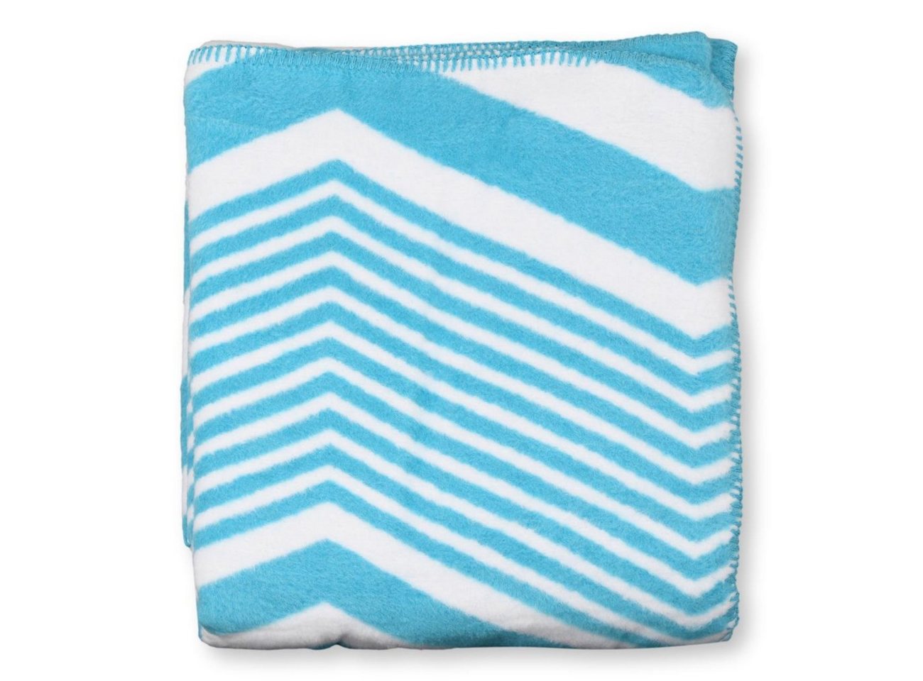 Wohndecke Esprit Ziggy Zag Plaid 140x200 cm, Aqua, Esprit von Esprit