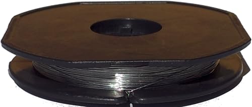 25 Meter Nichrom Nickel-Chrom Heizdraht Ø 0,32mm - AWG 28 (Grundpreis: EUR 0,29/m) Heizleiterdraht - Widerstandsdraht - Resistance Heating Wire 0.013" von Ess_Spezialist