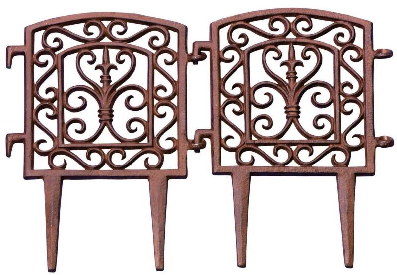 esschert design Beetbegrenzung, Set, Zierzaun mit Haken von esschert design