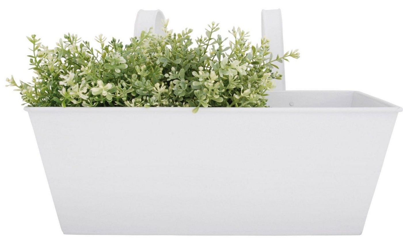 esschert design Blumenkasten (Set, 3 St), Balkonkasten mit Einhängehaken, Fassungsvermögen 7.5 Liter von esschert design