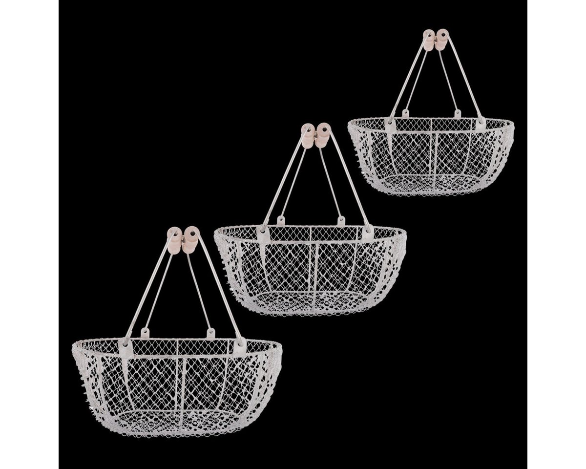 Esschert Design BV Blumenkralle Esschert Design Drahtkörbe, 3-er Set, Silber, W2026 Esschert Design BV Blumenkralle Esschert Design Drahtkörbe, 3-er Set, Silber, W2026 von Esschert Design BV