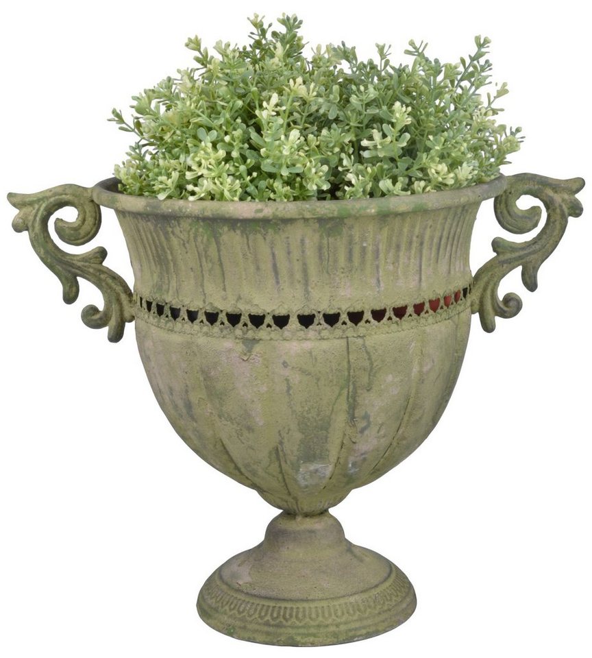esschert design Bodenvase, Aged Metal Grün Vase, aus veraltetem Metall von esschert design
